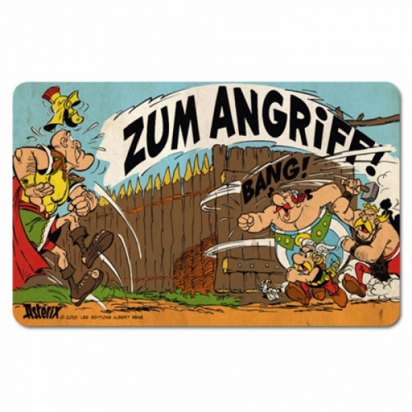 Asterix & Obelix Frühstücksbrettchen - zum Angriff